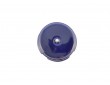 Коробка распаячная монтажная фарфоровая, цвет azzurra (лазурный), серебристая фурнитура