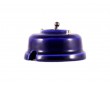Выключатель однорычажковый фарфоровый, цвет azzurra (лазурный), тумблер бронза