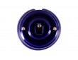 Выключатель однорычажковый фарфоровый, цвет azzurra (лазурный), тумблер бронза