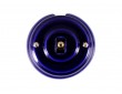 Выключатель (переключатель) фарфоровый однорычажковый проходной на 2 направления, цвет azzurra (лазурный), тумблер золото