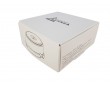Коробка распаячная монтажная фарфоровая, цвет bianco (белый), серебристая фурнитура