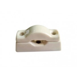 Универсальный фиксатор (крепеж) для электрических кабелей любого типа, цвет bianco (белый)