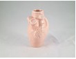 Фарфоровая ваза "Сердце", розовая, 11 см, TM LEANZA
