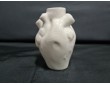 Фарфоровая ваза "Сердце", бежевая, 11 см, TM LEANZA