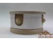 Комбинированная распаячная коробка с круглой крышкой в стиле ретро, "Золото", подрозетник береза